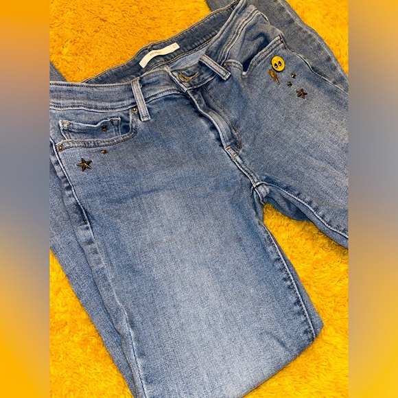 Levi Strauss 711 Skinny Jeans 27x28.5 - Picture 2 of 8